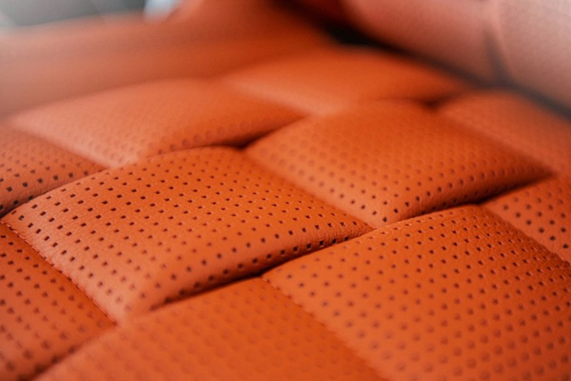 Project Kahn Comfort Leather Interior - Volcanic Orange for 2020+ Defender 110 - Image 2