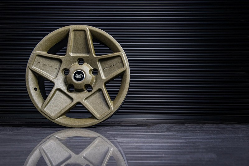 Project Kahn 20" 3D Texture Painted Mondial Retro Light Alloy Wheels for Defender 90/110 - Image 4