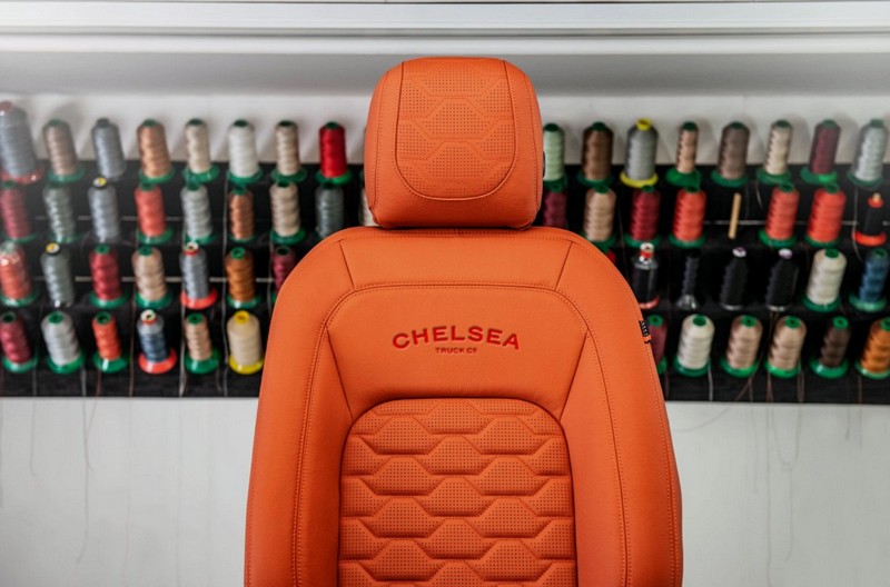Project Kahn Comfort Leather Interior - Volcanic Orange for 2020+ Defender 110 - Image 3