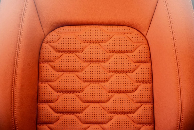Project Kahn Comfort Leather Interior - Volcanic Orange for 2020+ Defender 110 - Image 5