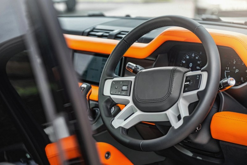 Project Kahn Environment 1: Upper, Middle & Lower Interior - Volcanic Orange for 2020+ Defender 130 - Image 7