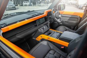 Project Kahn Environment 2: Upper & Lower Interior (Volcanic Orange) for 2020+ Defender 110