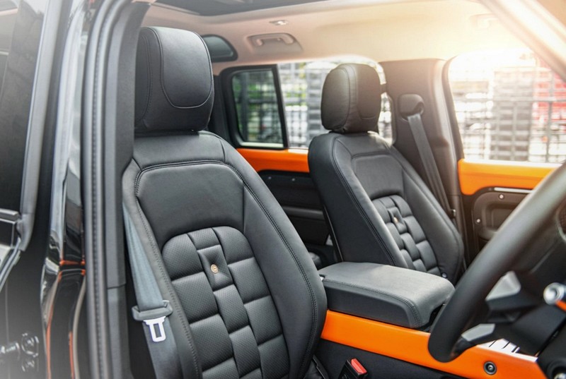 Project Kahn Environment 2: Upper & Lower Interior (Volcanic Orange) for 2020+ Defender 130 - Image 8