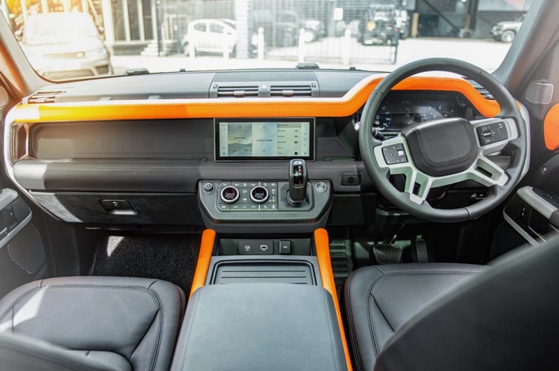 Project Kahn Environment 2: Upper & Lower Interior (Volcanic Orange) for 2020+ Defender 130 - Image 3