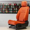 Project Kahn Comfort Leather Interior - Volcanic Orange for 2020+ Defender 90 - Image 3