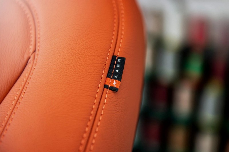 Project Kahn Comfort Leather Interior - Volcanic Orange for 2020+ Defender 90 - Image 6