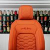 Project Kahn Comfort Leather Interior - Volcanic Orange for 2020+ Defender 90 - Image 2