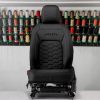 Project Kahn Comfort Leather Interior Volcanic Black - Clam Shell Design for 2020+ Defender 130