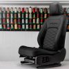 Project Kahn Comfort Leather Interior - Volcanic Black for 2020+ Defender 90 - Image 2