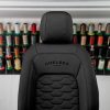 Project Kahn Comfort Leather Interior - Volcanic Black for 2020+ Defender 90 - Image 4