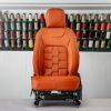 Project Kahn Comfort Leather Interior - Volcanic Orange for 2020+ Defender 90