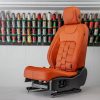 Project Kahn Comfort Leather Interior - Volcanic Orange for 2020+ Defender 90 - Image 2