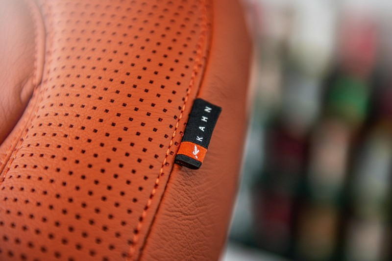 Project Kahn Comfort Leather Interior - Volcanic Orange for 2020+ Defender 90 - Image 4
