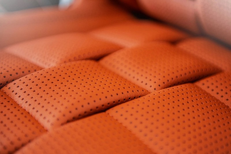 Project Kahn Comfort Leather Interior - Volcanic Orange for 2020+ Defender 90 - Image 5