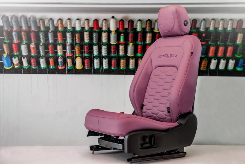 Project Kahn Comfort Leather Interior - Volcanic Pink for 2020+ Defender 110 - Image 2