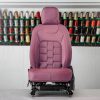 Project Kahn Comfort Leather Interior - Volcanic Pink for 2020+ Defender 90