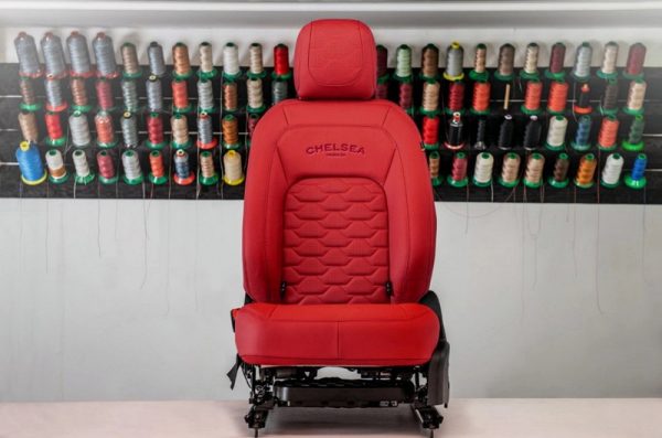 Project Kahn Comfort Leather Interior - Volcanic Red for 2020+ Defender 110