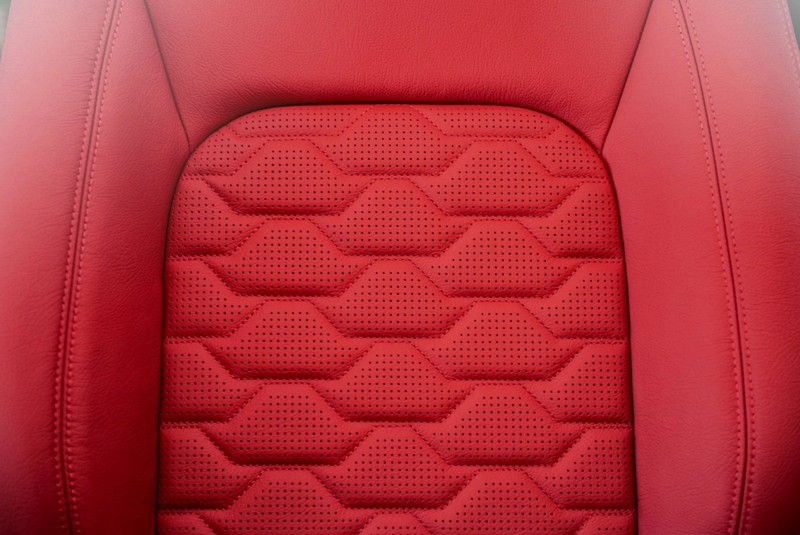 Project Kahn Comfort Leather Interior Volcanic Red - Clam Shell Design for 2020+ Defender 130 - Image 3