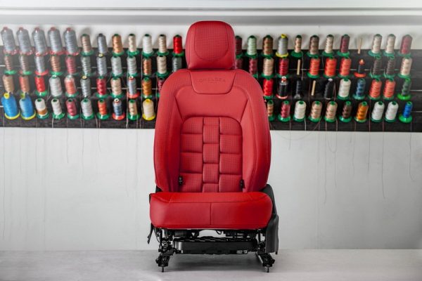 Project Kahn Comfort Leather Interior - Volcanic Red for 2020+ Defender 110