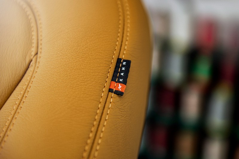 Project Kahn Comfort Leather Interior Volcanic Yellow - Clam Shell Design for 2020+ Defender 130 - Image 4