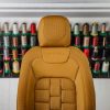 Project Kahn Comfort Leather Interior - Volcanic Yellow for 2020+ Defender 90 - Image 4
