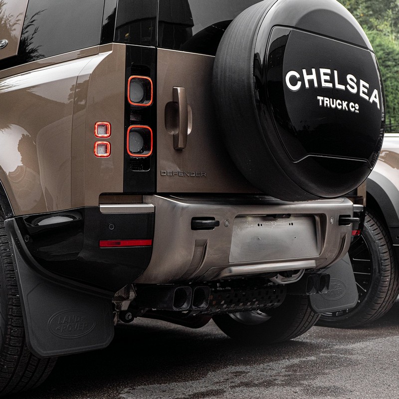 Project Kahn Quad Exhaust System for 2020+ Defender 110 5.0 V8 Petrol