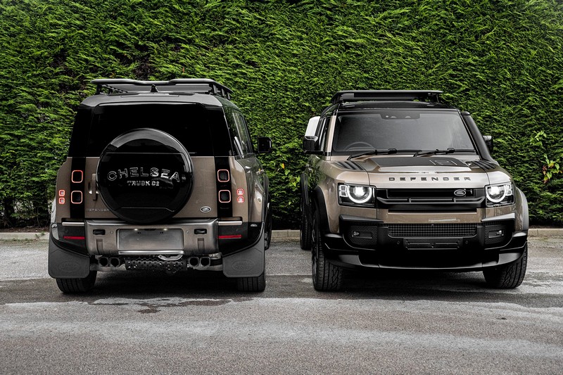 Project Kahn Quad Exhaust System for 2020+ Defender 110 5.0 V8 Petrol - Image 2