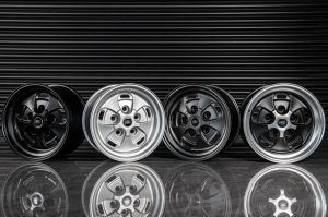 Project Kahn Rostyle Inspired RS-Forged Alloy Wheels - 9x18" RS-Forged Matt Black / Diamond Cut for Defender 90/110 - Image 11