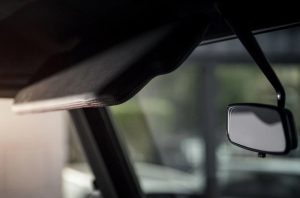Project Kahn Sunvisors Re-Upholstered in Leather for Defender 90 - Image 2