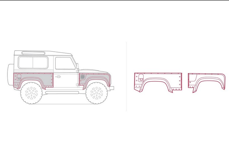 Project Kahn Wide Track Body Kit for Defender 90 - Image 19