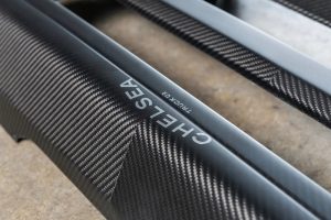 Project Kahn X-Lander Herringbone Exposed Carbon Front Grille - Matte for Defender 90/110 - Image 4