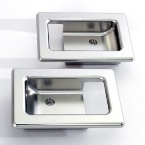 Optimill Door Lever Surrounds (Pair) for Defender - Image 3
