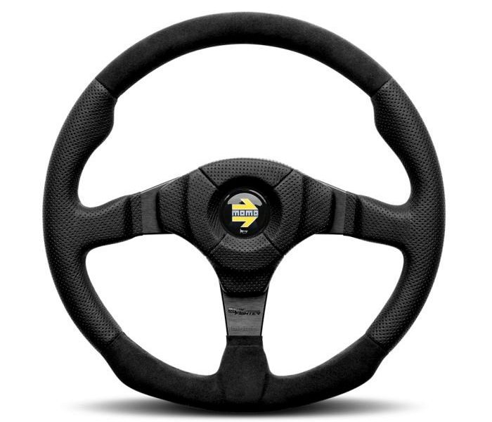 MOMO Dark Fighter Steering Wheel for Defender