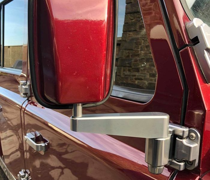 Optimill Wing Mirror Arm with Puddle Light for Defender 90/110/130