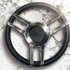 Project Kahn Aluminum Billet Steering Wheel (Brushed Satin) for Defender 90/110