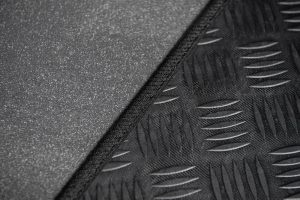 Project Kahn Chequered Rubber Floor Mats for Defender 110 - Image 2