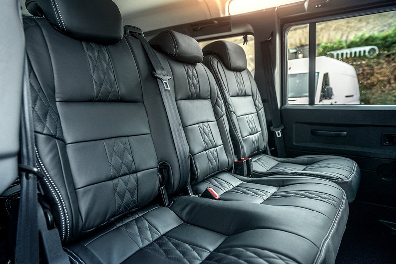 Project Kahn Sport Leather Interior - Diamond Design for Defender 110 - Image 10