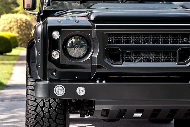 Project Kahn Shadow Chrome Headlights with Parking Bulb (RHD) for Defender 90/110 - Image 2