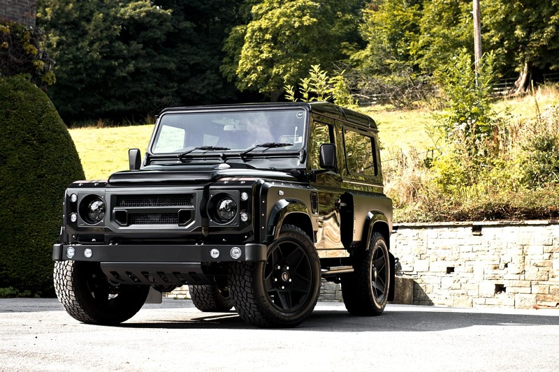 Project Kahn Shadow Chrome Headlights with Parking Bulb (RHD) for Defender 90/110 - Image 3