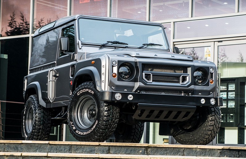 Project Kahn Shadow Chrome Headlights with Parking Bulb (RHD) for Defender 90/110 - Image 5