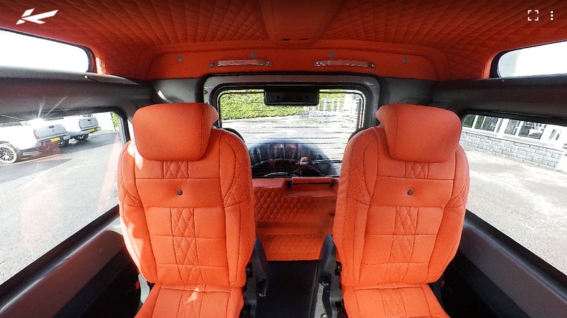 Project Kahn 4 Seats Sport Leather Interior 360° Tour for Defender 90 - Image 4