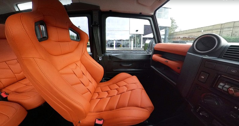 Project Kahn Sports Interior - Volcanic Burnt Orange for Defender 110 - Image 2
