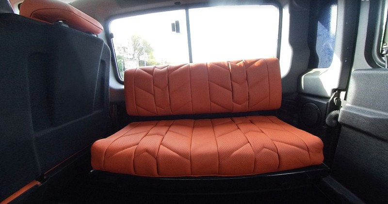 Project Kahn Sports Interior - Volcanic Burnt Orange for Defender 110 - Image 8