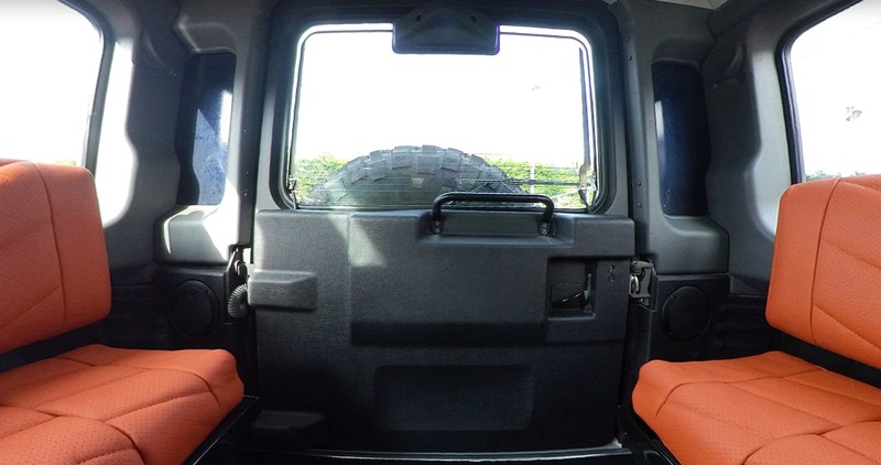 Project Kahn Sports Interior - Volcanic Burnt Orange for Defender 110 - Image 7