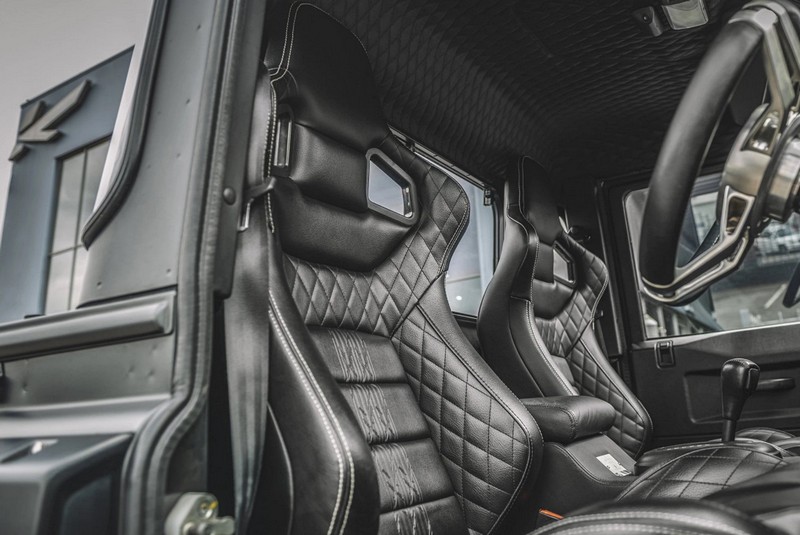 Project Kahn Vegan Leather GTB Sports Seats for Defender 110 - Image 2