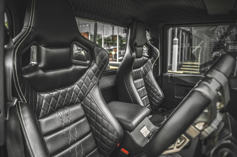 Project Kahn Vegan Leather GTB Sports Seats for Defender 110 - Image 3