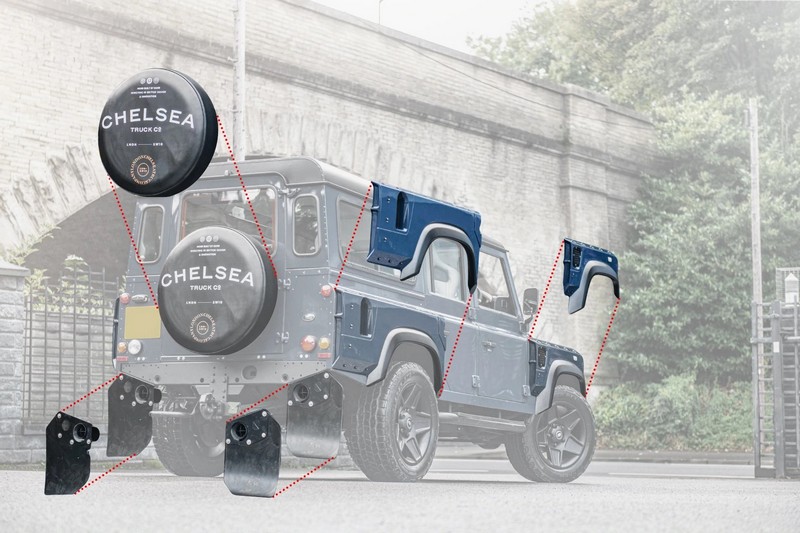 Project Kahn Wide Track Tailored Conversion for Defender 110 - Image 3