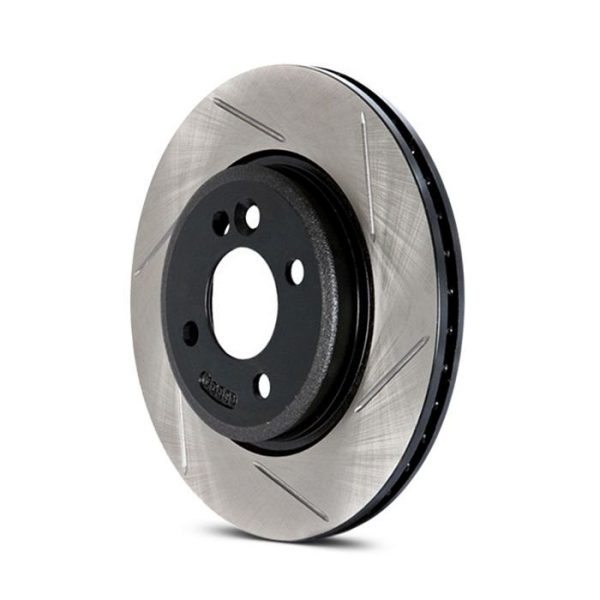 StopTech Sport Slotted Brake Rotor, Front Left for Defender