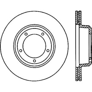 StopTech Sport Slotted Cryo Brake Rotor Front Right for Defender