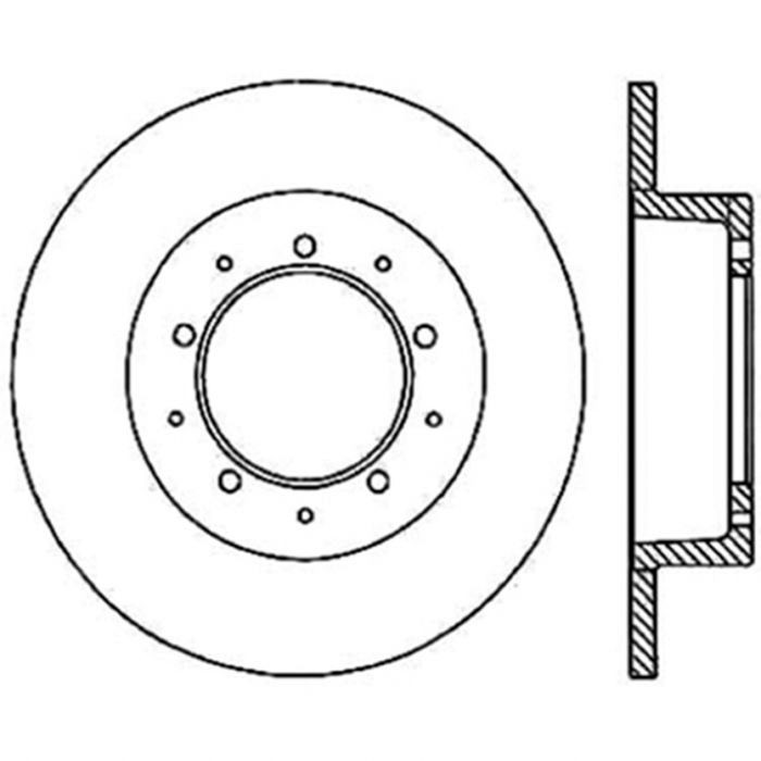 StopTech Sport Slotted Cryo Brake Rotor, Rear Left for Defender - Image 6